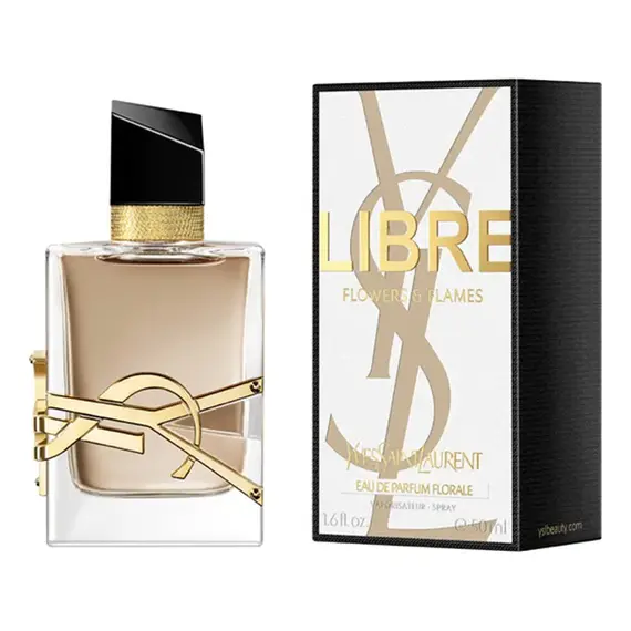 Yves Saint Laurent Libre Flowers and Flames парфюмированная вода 50 мл., Объем, мл.: 50, Тип: парфюмированная вода